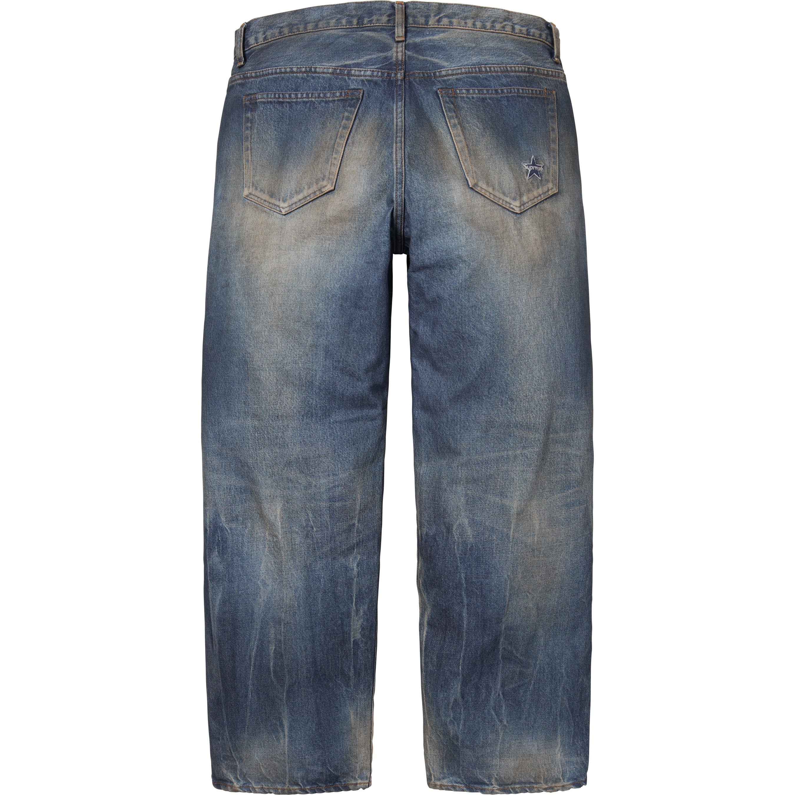 Distressed Loose Fit Selvedge Jean view 2
